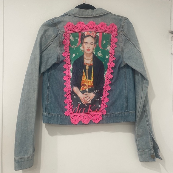 Jackets & Blazers - Handmade Upcycled Frida denim jacket